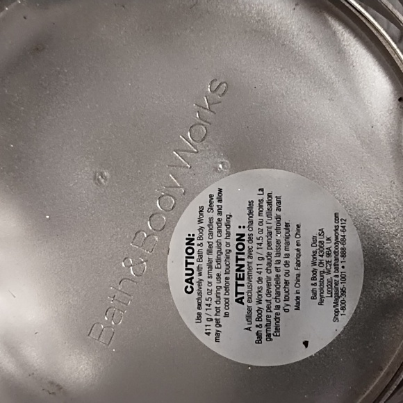 Bath & Body Works Silver Leaf Pedestal Candle Holder - Picture 4 of 6